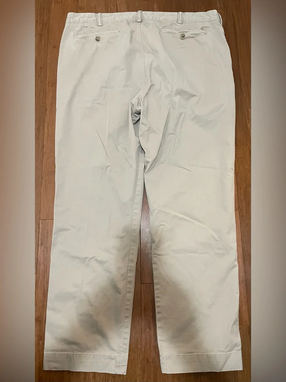 Polo Ralph Lauren Pants 40 x 32/30 Khaki Chino Beige Fl2 Classic Straight Leg